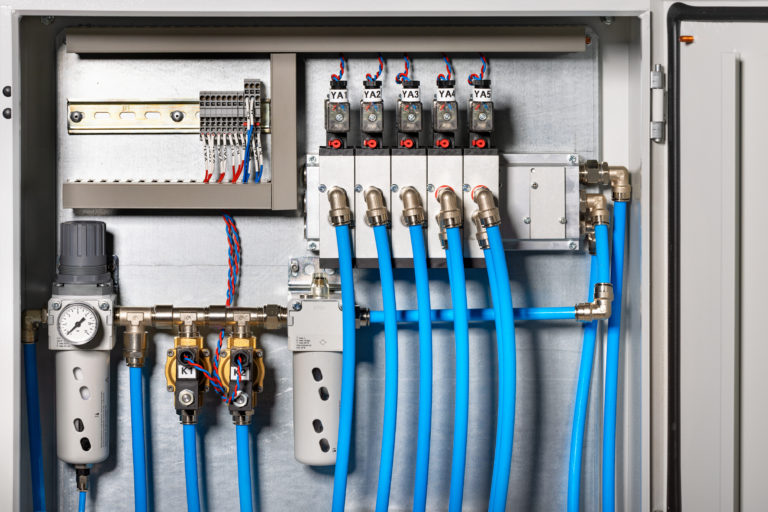 Schemat instalacji pneumatycznej
