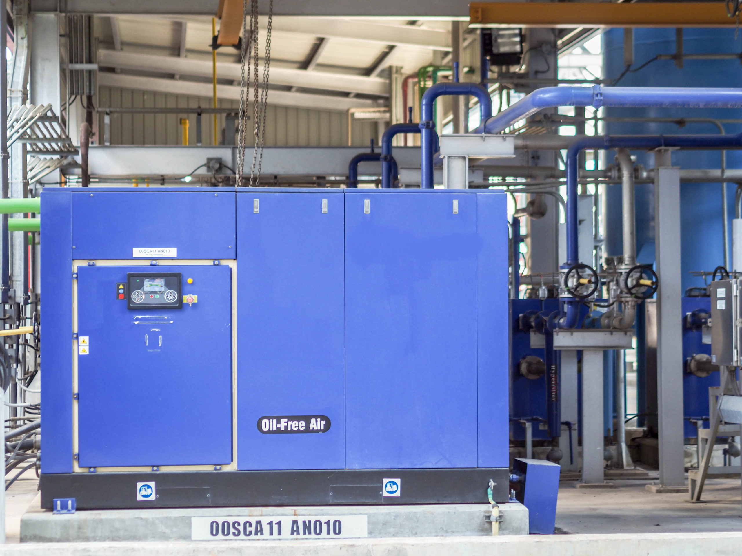 Harmonogram serwisowy sprężarki powietrza